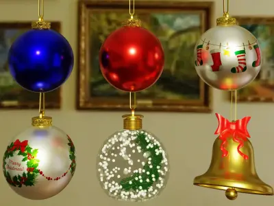 Christmas Balls 3D model