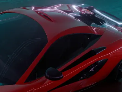 McLaren 570S Inspired Supercar 3D model