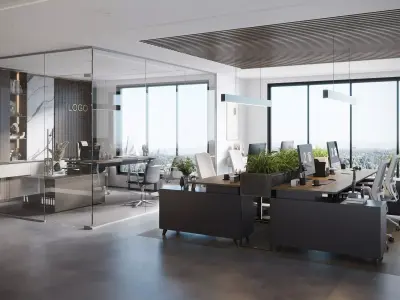OFFICE DESIGN 01 3D model