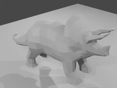 Dragon triceratops 3D model