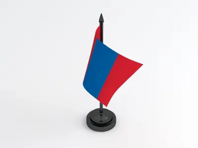 Table Flag Mongolia 3D model