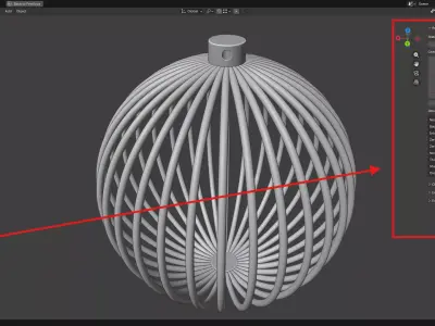 Christmas Bauble  3D print model