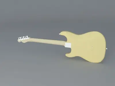 Fender Squire 51 model guitar Free 3D model