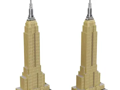 Lego Architecture - 21046 Empire State Building 3D model