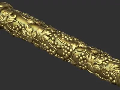 church furniture pillar 3D model