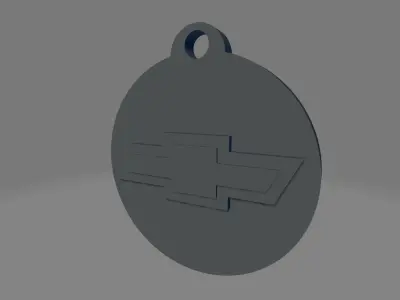 Chevrolet Keychain 3D print model