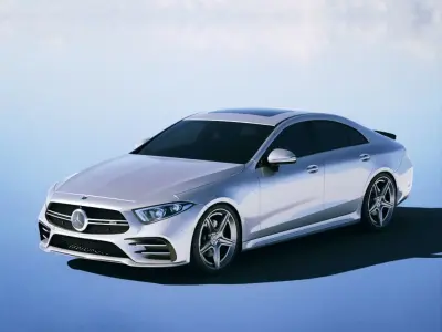 Mercedes AMG CLS 53 2020 3D model