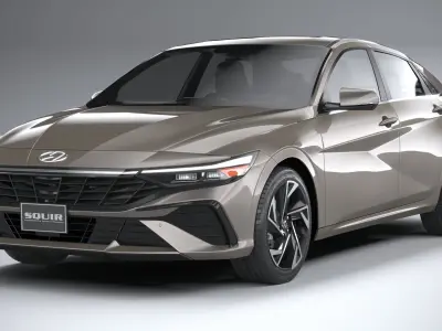 Hyundai Elantra 2024 3D model