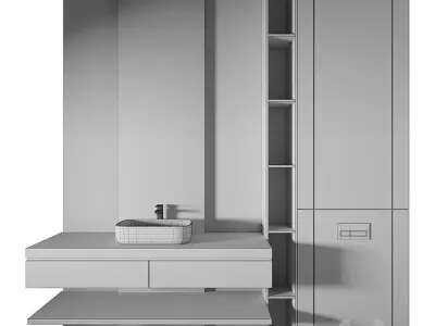 Luxury Bathroom 302 3D model