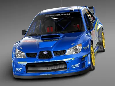 Subaru Impreza STi WRC 2006 3D model