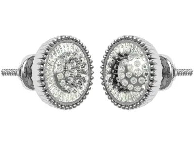Earring 3D print model 19