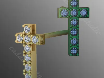 Earrings od76 3D print model