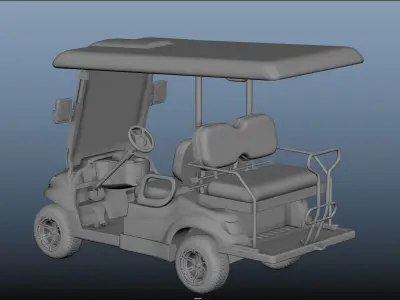 GOLF-CART-ICON 40L 3D model