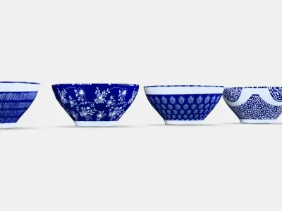 ENTUSIASM Bowl Low-poly 3D model