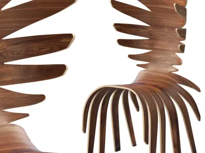 Antonio Pio Saracino Cervo Chair 3D model