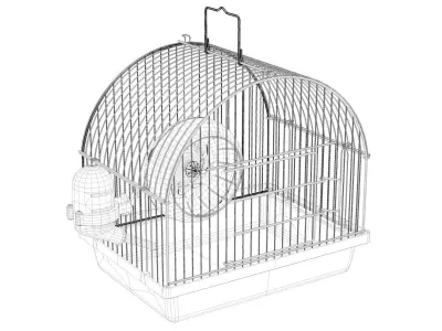Hamster Cage 1 3D model