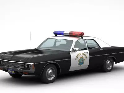 Dodge Polara Police 3D model