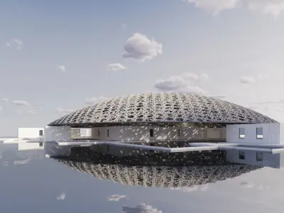 Louvre Abu Dhabi 3D model