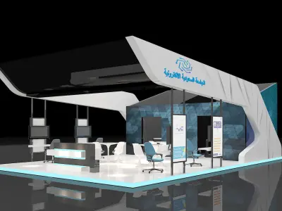 booth exhibition  3D model