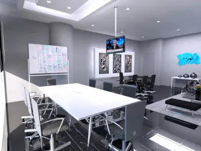 Large business office 3D model