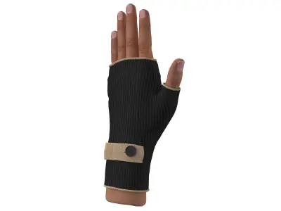 fingerless gloves  3D model