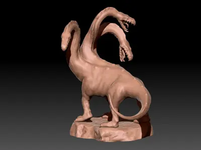 Wounded Hydra 3D model