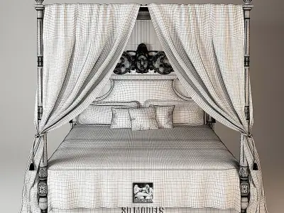 Francesco Molon Bed Tuscany 3D model