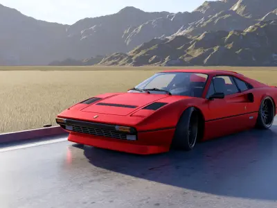 Ferrari 308 GTB 1977-78 3D model