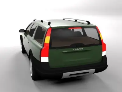 VOLVO XC70 CROSSCOUNTRY LOWPOLY Low-poly 3D model