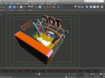 TOC Exhibition 6x6 Booth 3D model