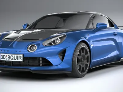 Alpine A110 R 2023 3D model