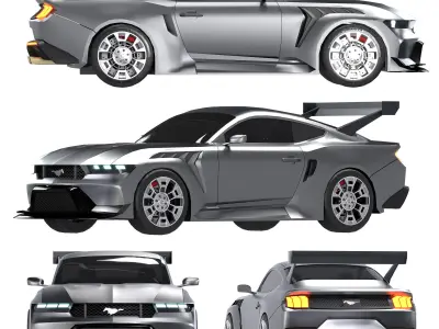 ford mustang gtd 2025 3D model