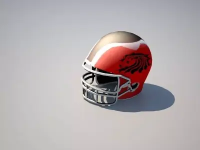 Helmet football Free 3D model