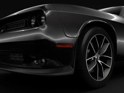 Mopar Dodge Challenger 2017 3D model
