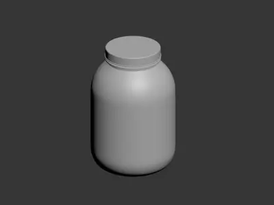 Supplement Bottle 3D model