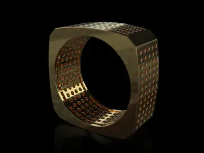 Minimalistic ring V2 3D print model