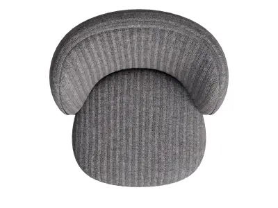 Cylindrical Occasional Chair Low-poly 3D model