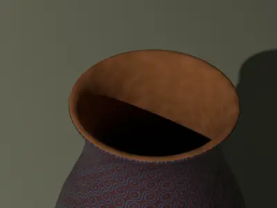 Low Poly Vase Free low-poly 3D model purchase