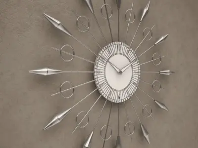 Arrow Style Wall Clock 15 3D model