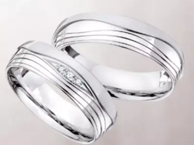 Wedding rings 202 3D print model