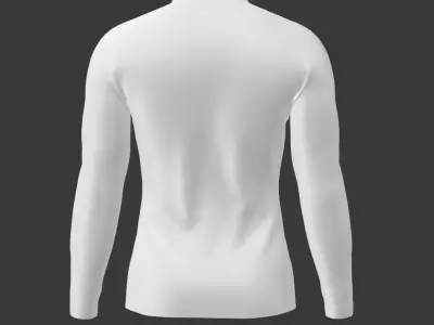 cycling raglan shirts 3D model