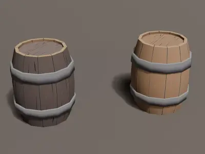 Medieval Props - Minipack 1 Free low-poly 3D model