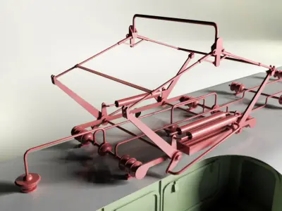 Prussian E92 Electric Locomotive Free 3D model