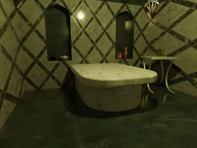 Luxury Turkish Bath Free low-poly 3D model