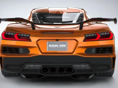 Chevrolet Corvette Z06 CG 2023 3D model