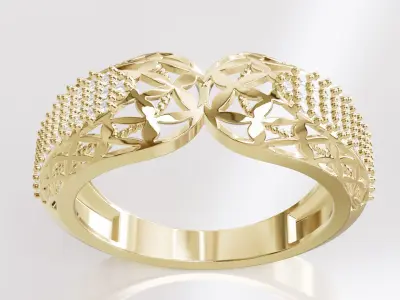 Jewelry Diamond Ring Model RG69 Free 3D print model