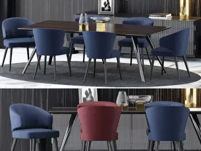 Dining table Free 3D model