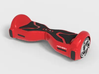 H1 HOVERBOARD Low-poly 3D model