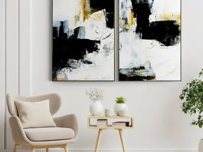 Photo Frame 21 Low-poly 3D model