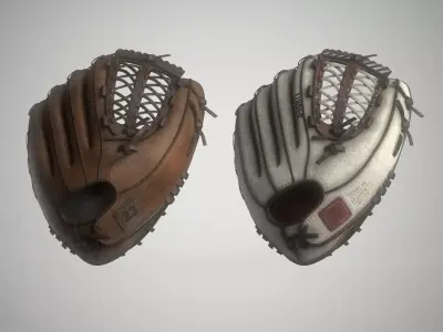 Baseball Glove 3D model